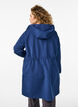 Parka i let materiale med h&aelig;tte, Bl&aring;, Model image number 2