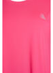 Ensfarvet tr&aelig;nings t-shirt, Lyser&oslash;d, Packshot image number 2
