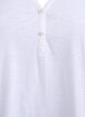T-shirt med knapdetalje, Hvid, Packshot image number 2