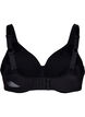 CORE, HIGH SUPPORT WIRE BRA - Sports bh med b&oslash;jle, Sort, Packshot image number 1