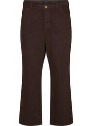 Farvede Kiana jeans med lige pasform, Brun