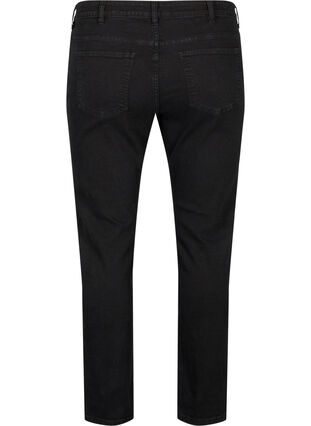 Emily jeans med normal talje og slim fit, Black, Packshot image number 1