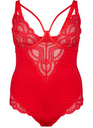 Bodystocking med bøjle og stringdetalje, Salsa