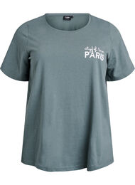 T-shirt med motiv, Gr&oslash;n