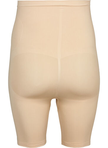 Højtaljede shapewear shorts, Nude, Packshot image number 1