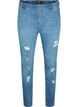 Jeggings med slid, Blue denim, Packshot image number 0