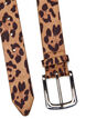 Bælte med leopardmønster, Brun, Packshot image number 2