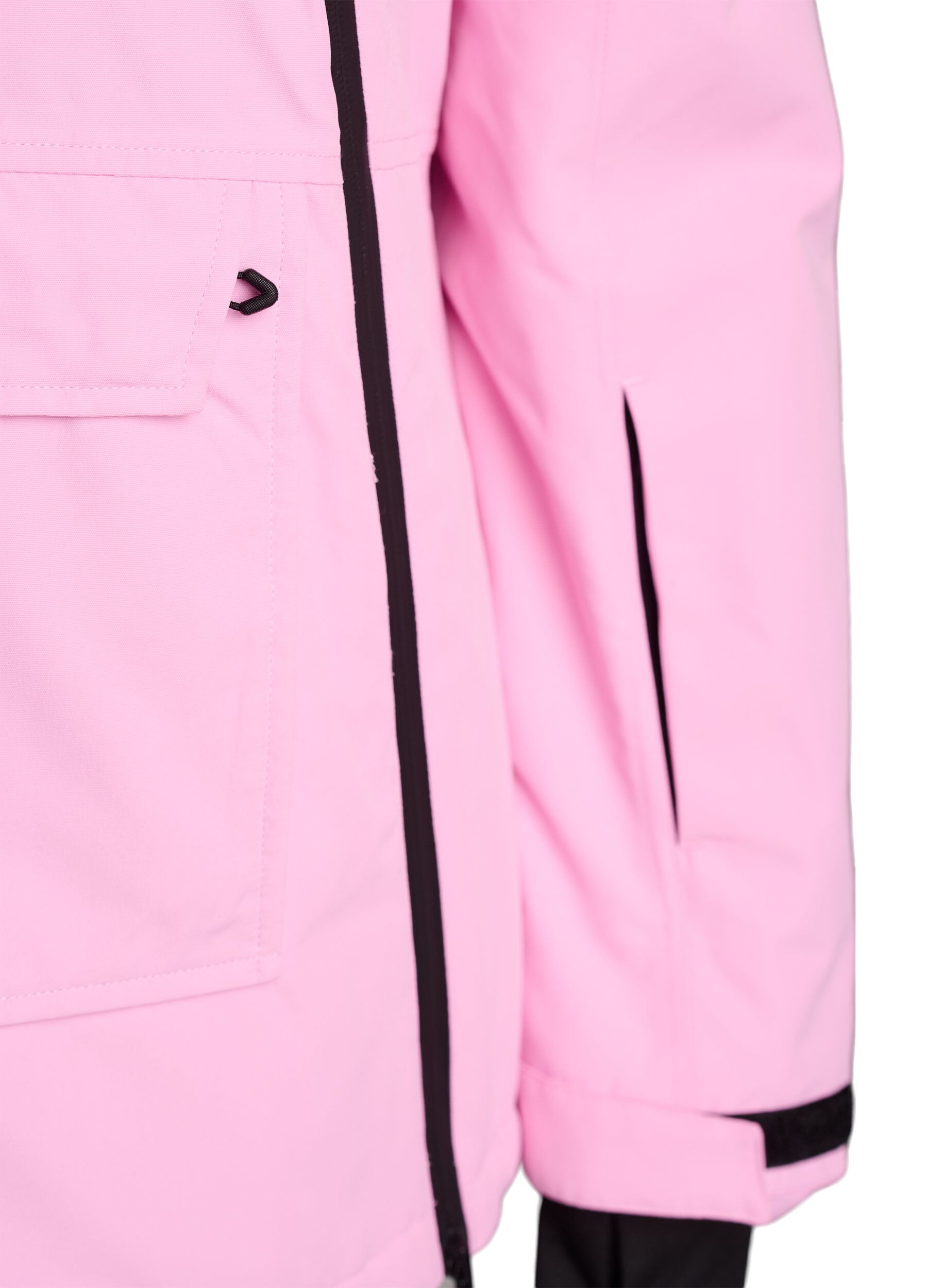 ZizziFunktionel ski anorak med h&aelig;tte, Lyser&oslash;d, Packshot image number 3