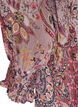 Tunika med paisleyprint og smockmanchetter, Lyser&oslash;d, Packshot image number 3