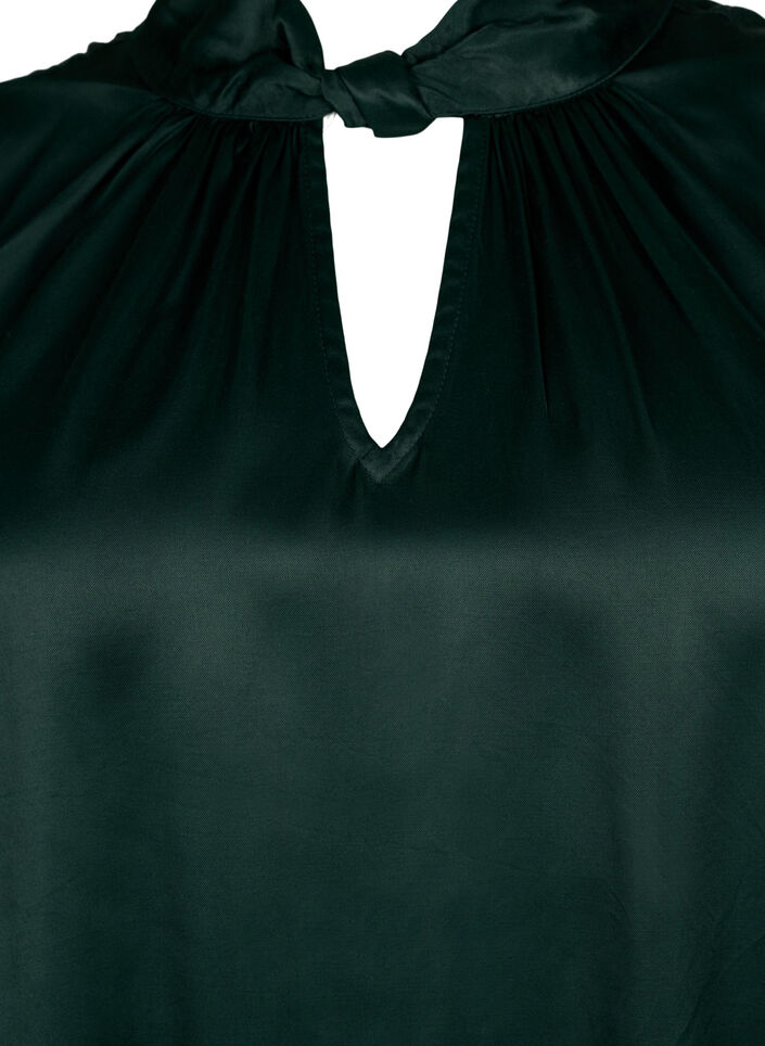 Ærmeløs top i viskose med knudedetalje, Scarab, Packshot image number 2