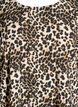 Kortærmet bluse med leopardprint, Leopard AOP, Packshot image number 2