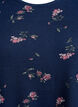 Blomstret bluse med lange &aelig;rmer, Bl&aring;, Packshot image number 2