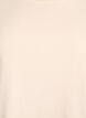 Finstrikket bluse med korte &aelig;rmer, Beige, Packshot image number 2