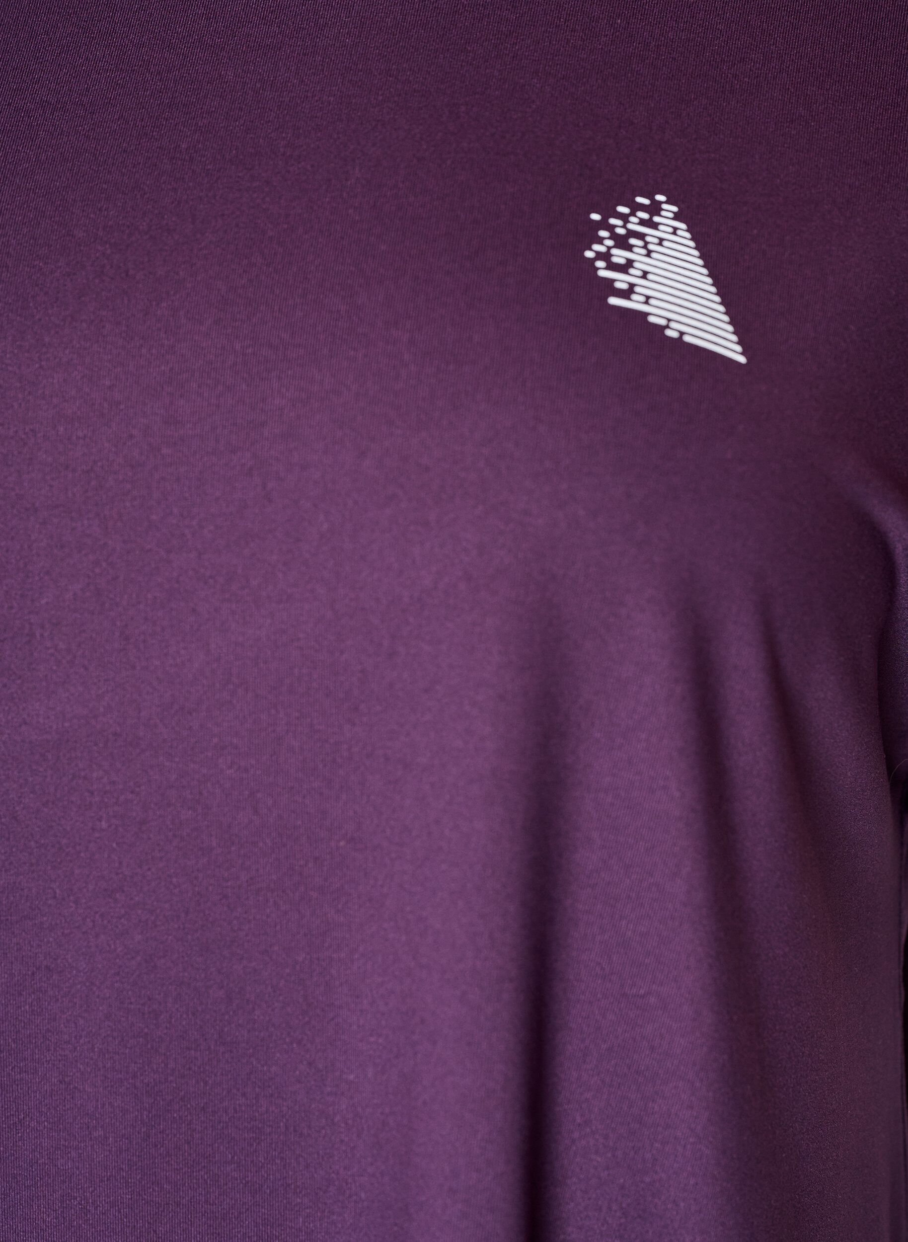 ZizziLang tr&aelig;nings t-shirt, Lilla, Packshot image number 2