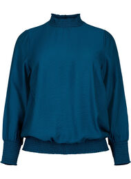 Smockbluse i viskose, Reflecting Pond