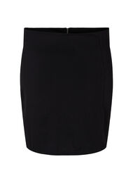 Nederdel med slids og slim fit, Black