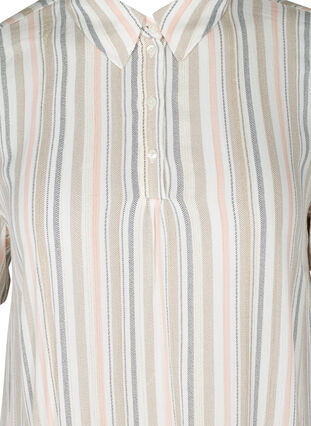 Kortærmet tunika med striber, Striped As ss, Packshot image number 2