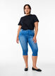 H&oslash;jtaljede Amy capri jeans med super slim fit, Bl&aring;, Model image number 0