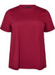 Basis t-shirt i bomuld med rund hals , R&oslash;d, Packshot image number 0