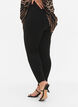 Leggings med lynlås, Black, Model image number 3