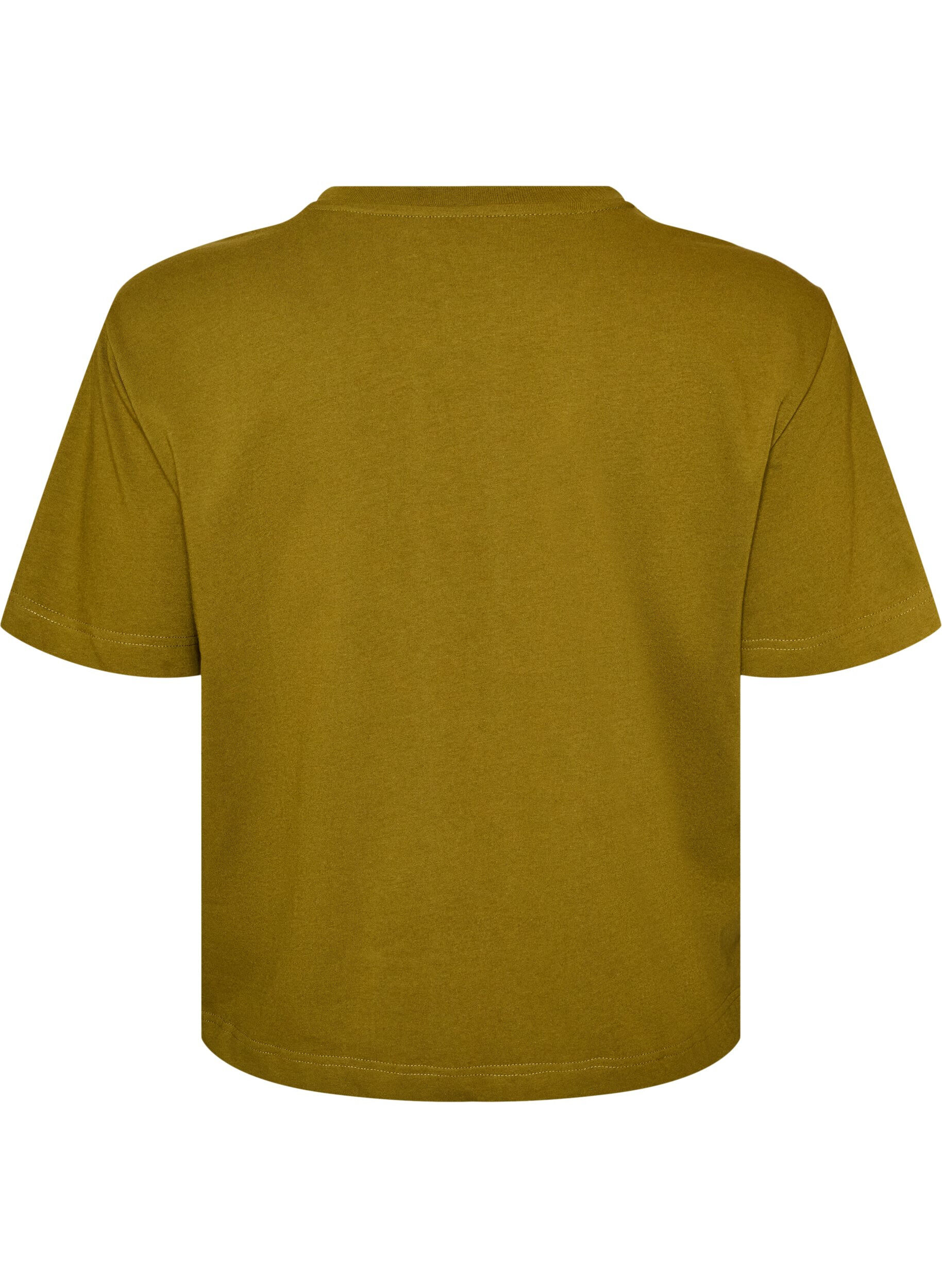 ZizziBoxy T-shirt i bomuld, Gr&oslash;n, Packshot image number 1