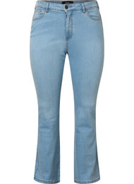 Ellen bootcut jeans med høj talje, Ex Lgt Blue, Packshot