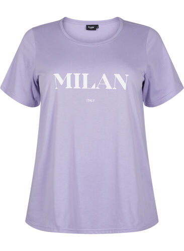 FLASH - T-shirt med motiv, Lavender, Packshot image number 0