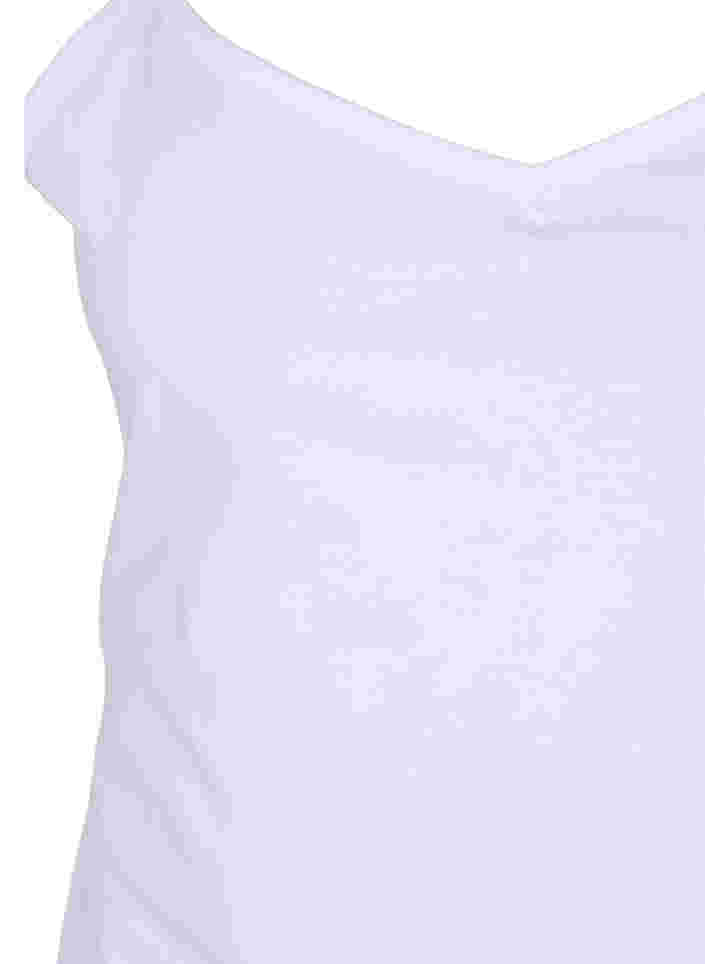 2-pak basis top i bomuld, Blush/Bright White, Packshot image number 3