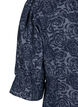 Kort skjortekjole i denim med rosemønster, Denim Rose AOP, Packshot image number 3
