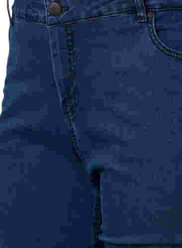 Ekstra slim Sanna jeans med regulær talje, Dark blue, Packshot image number 2