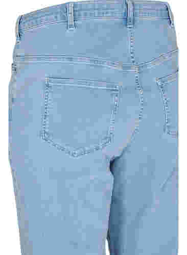 Ekstra højtaljet Megan jeans , Light blue, Packshot image number 3