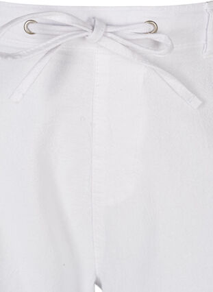 3/4 bukser, Bright White, Packshot image number 2