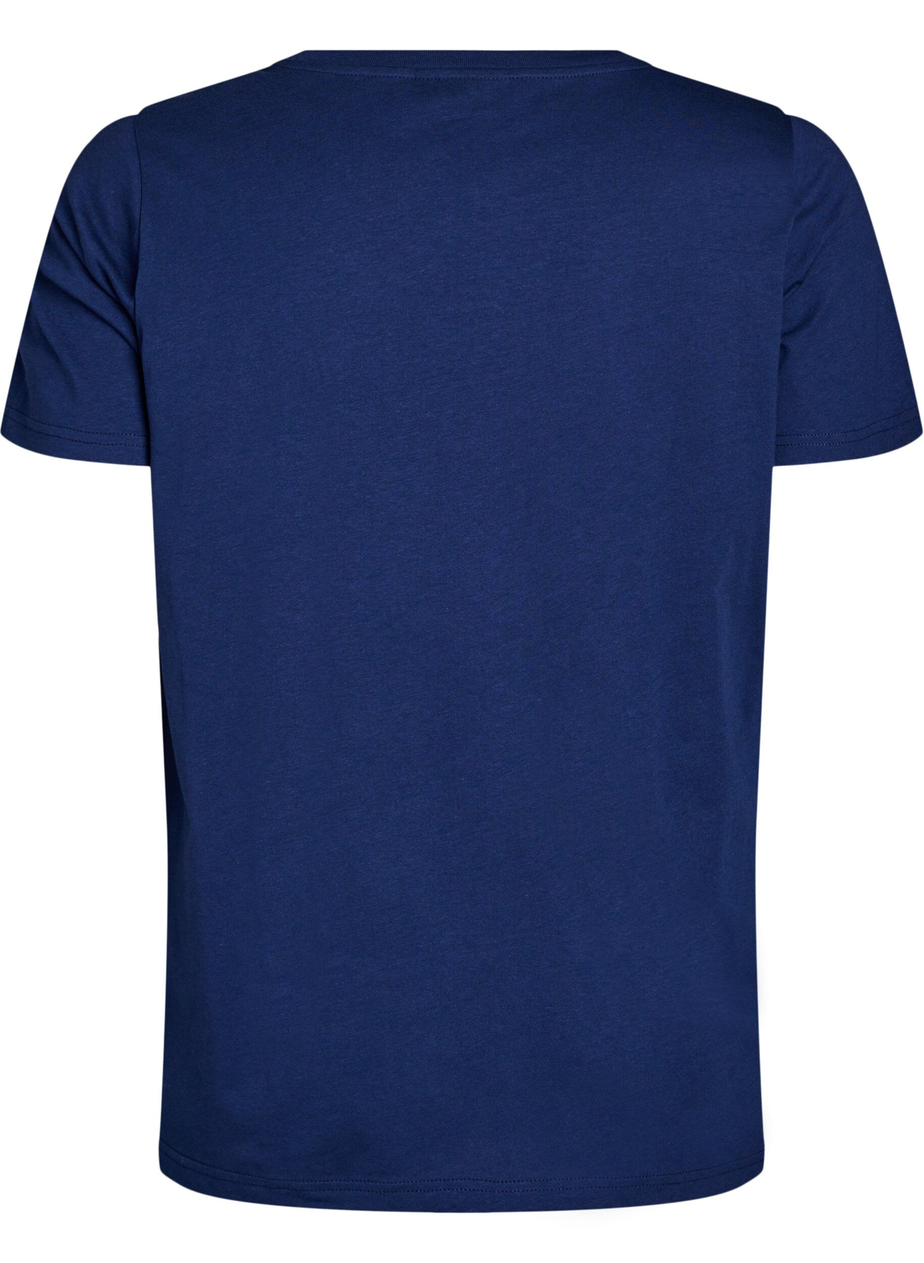 Zizzi T-shirt med jordb&aelig;rbroderi, Naval A. W. Berry, Packshot image number 1