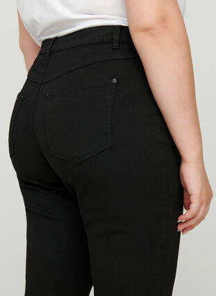 Stay black slim fit Emily jeans, Black, Model image number 1