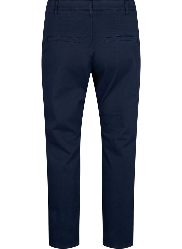 Chinos i bomuld, Navy Blazer, Packshot image number 1