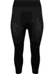 Seamless 3/4 leggings, Black