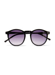 Solbriller med runde glas, Black