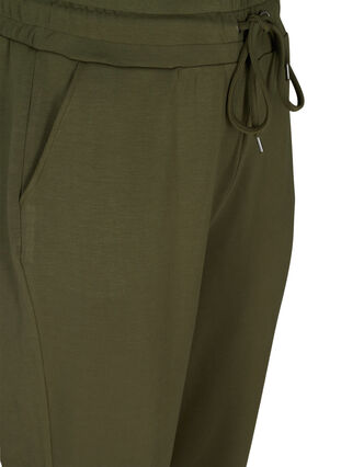 Sweatpants med lommer og snøre, Ivy Green, Packshot image number 2