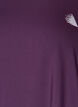 Ensfarvet tr&aelig;nings t-shirt, Lilla, Packshot image number 2