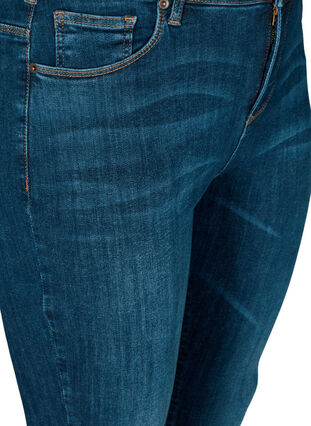 Super slim Amy jeans med høj talje, Dark Blue, Packshot image number 2