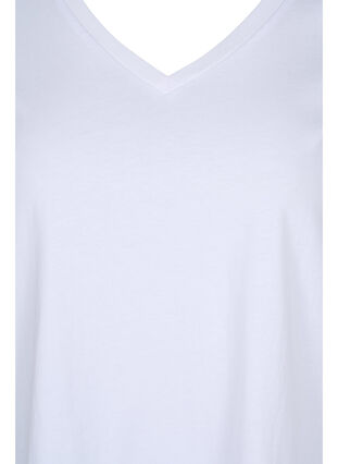 2-pak basis t-shirt i bomuld, Ultramarine/White, Packshot image number 3