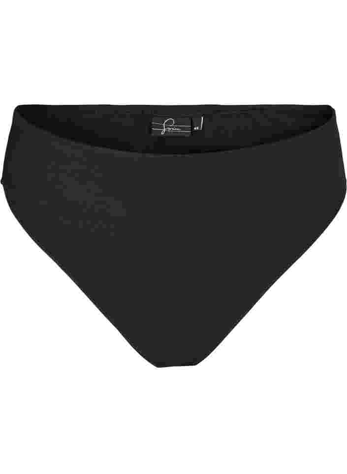 Tai bikini trusse med regulær talje, Black, Packshot image number 0