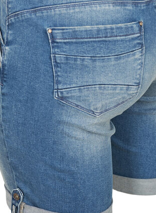 Denim shorts, Light blue denim, Packshot image number 3