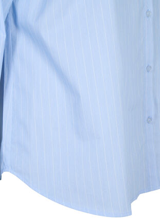 FLASH - Nålestribet skjorte, Light Blue Stripe, Packshot image number 3