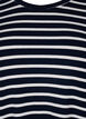 Langærmet bluse med striber, Evening Blue Stripe, Packshot image number 2