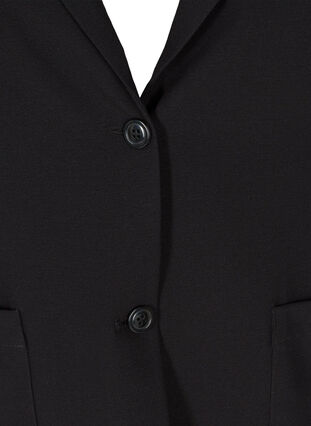 Blazer med lommer og knapper, Black, Packshot image number 2