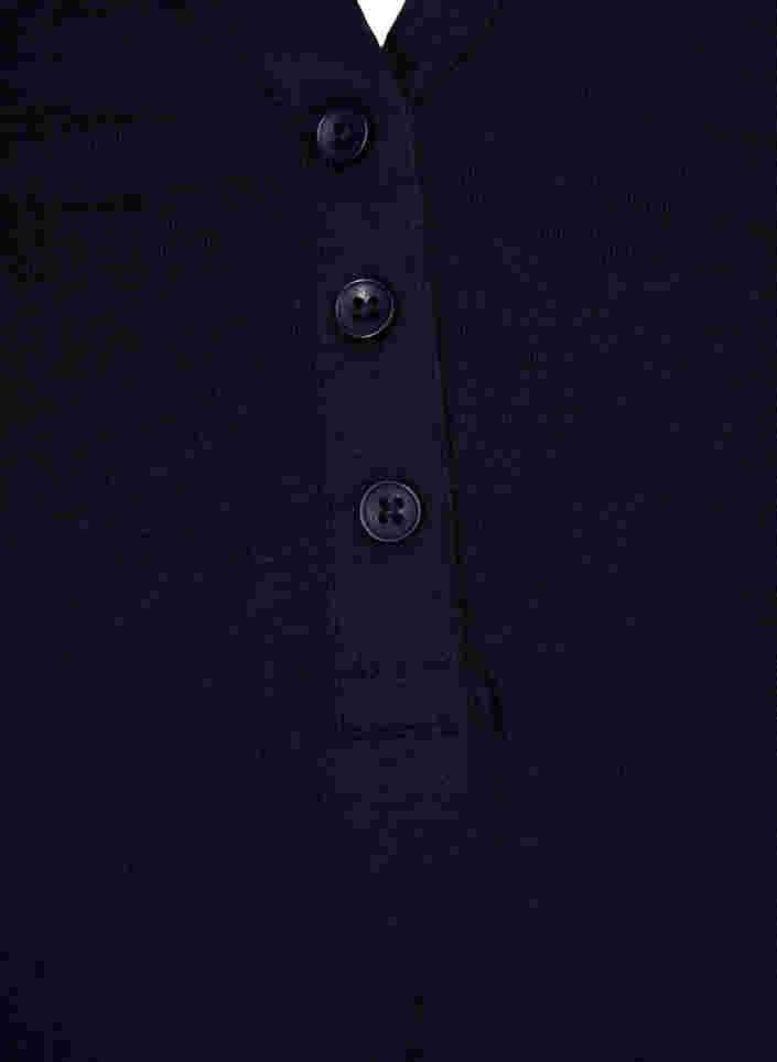 Bomuldsbluse med 3/4 ærmer, Night Sky, Packshot image number 2