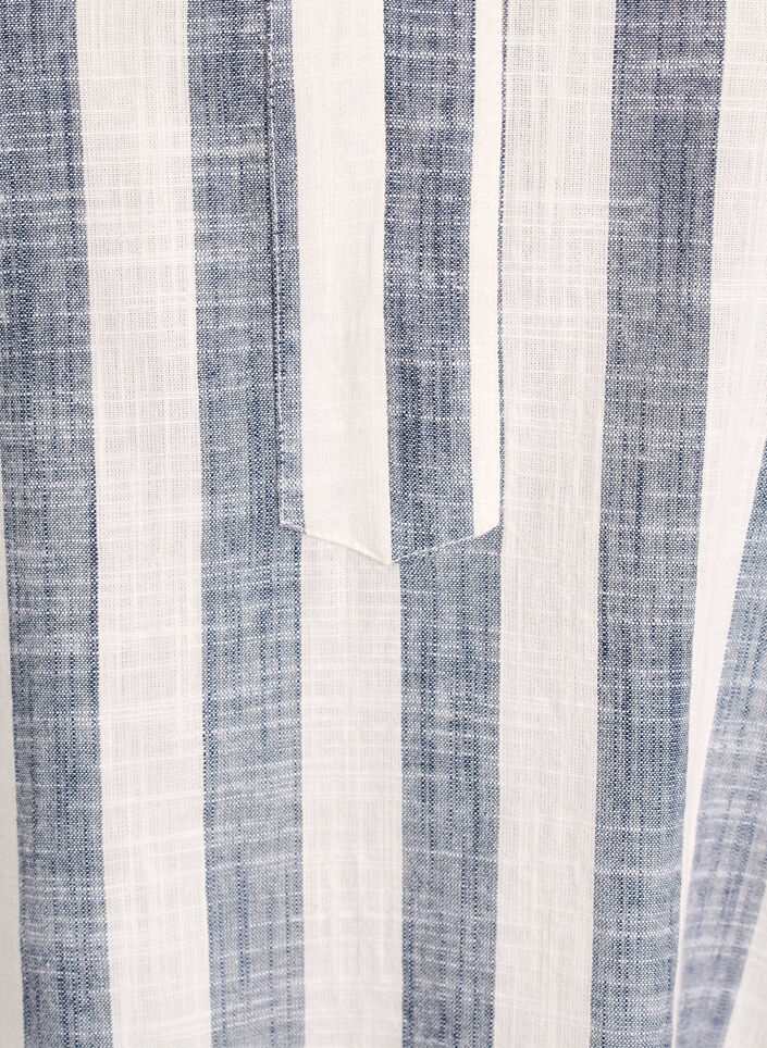 Tunika i bomuld med V-udsk&aelig;ring, Beige, Packshot image number 2