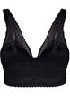 Blonde bh med blød vattering, Black, Packshot image number 1