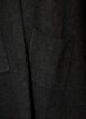 Lang cardigan med lommer, Sort, Packshot image number 3